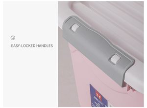 Trung Quốc OEM bán buôn hộ gia đình lưu trữ Stackable 7l-210l giá tốt nhựa hộp lưu trữ với nắp và bánh xe - Product Image 4