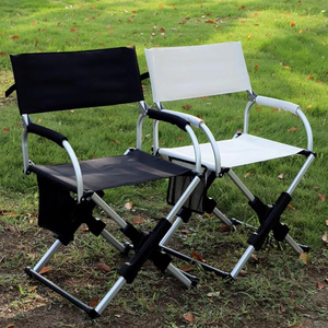 Chaise de directeur d'extérieur en alliage d'<span class=keywords><strong>aluminium</strong></span> <span class=keywords><strong>fauteuil</strong></span> pliant chaise de maquillage légère chaise de pêche en <span class=keywords><strong>camping</strong></span> - Product Image 1