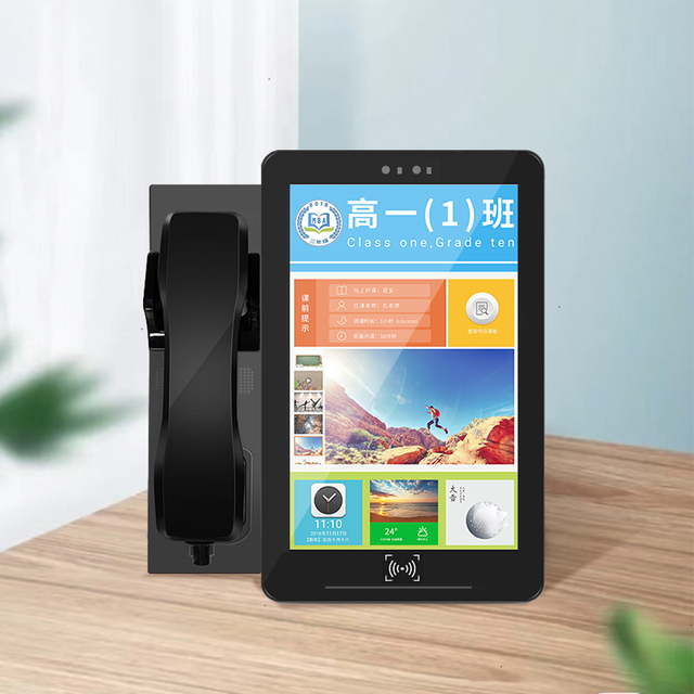 10.1 Inch HD Campus Video Phone High Definition VoIP Desktop Wireless Phone for School Home or Office