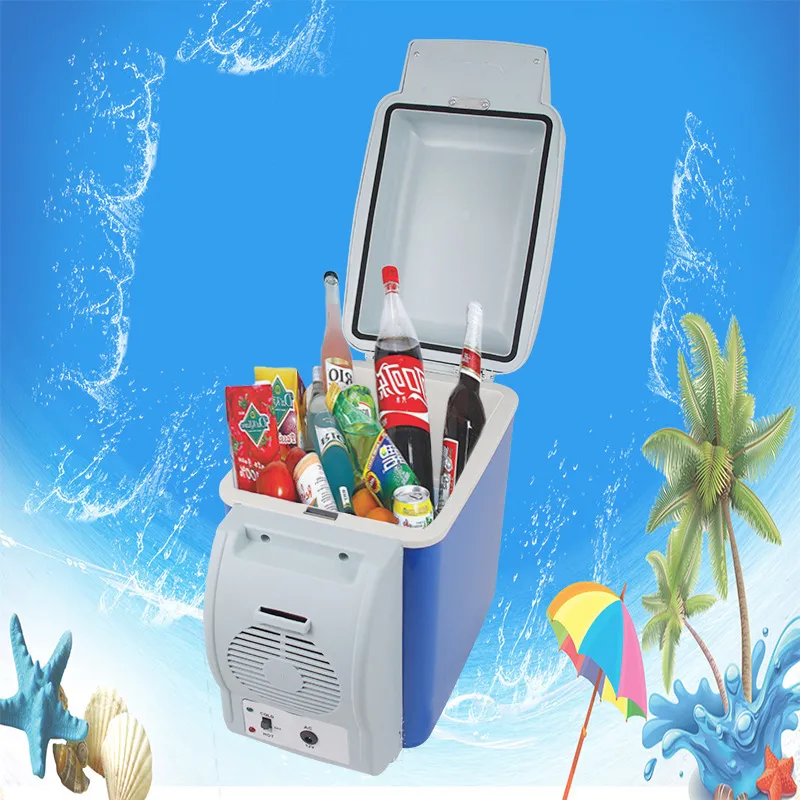 7,5 l tragbarer Mini-Gefrier schrank Kleiner Kühlschrank Auto kühlschrank für Camping Warm Freeze Kühlschrank auch eine Heizung