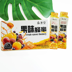 Sobres de Miel con Sabor a Frutas OEM, Dulzura Natural, Sabor Intenso, 20g x 10 Cajas, Tipo de Alimento: Empaque Personalizado - Product Image 6