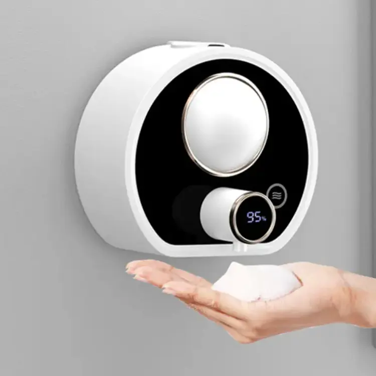 New Arrival Automatic Sensor Hand Sterilizer Dispenser Rechargeable Wall-Mounted Soap Dispenser Bathroom