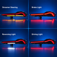 Kit de conversion LED pour feux arrière X6 G06, lentille transparente, Plug & Play, 12V 36W 6000K, lumière rouge, ensemble d'éclairage automobile de rechange