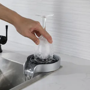 Rinser botol wastafel dapur, alat cuci otomatis tekanan tinggi