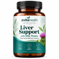 Capsules végétales de soutien hépatique à 20 nutriments, marque privée, avec jujube, chicorée et pissenlit