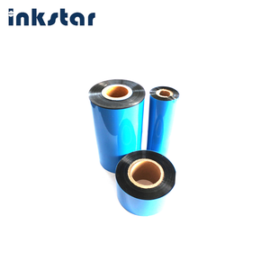 Cinta de Impresión de Códigos de Barras Inkstar R716, Cinta de Transferencia Térmica de Color Negro Antiarañazos, Cinta de Resina Sin Quejas - Product Image 2