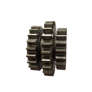 Ensemble d'engrenages hélicoïdaux coniques à denture droite de précision CNC sur mesure, pièces d'engrenages mécaniques industriels et pignon cylindrique à denture frontale - Product Image 2