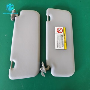 Parasole Anteriore per Auto con Specchio per il Trucco, Grigio, Sinistro e Destro, per Accent 1E 11-15 <span class=keywords><strong>Rena</strong></span> 11-15 85210-1R000 - Product Image 1