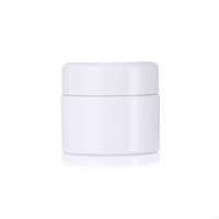 Pot en plastique de 65 g (2 oz) avec couvercle, récipient cosmétique rond vide pour baume, masque capillaire, soin de la peau