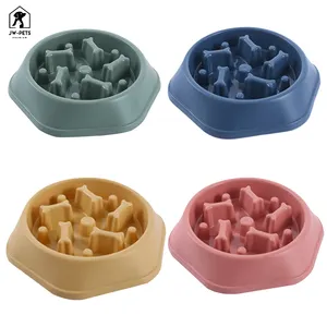 Cuencos de alimentación para perros y gatos, cuencos de comida para comer lentamente, tazón alimentador antigoteo, suministros de comida