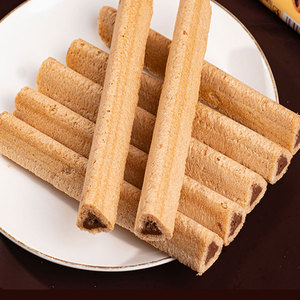 Yixinfoods Produits de boulangerie Pâtisseries végétaliennes à la crème Sandwichs en gaufrettes Biscuits Bâtonnets triangulaires Gâteau de riz Biscuit - Product Image 4