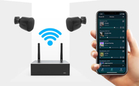 Penerima Audio Nirkabel Arylic S50pro+ Berkualitas Tinggi, Amplifier Rumah Berbahan Logam, Streamer Otomatisasi Rumah Multiroom