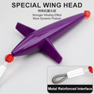 Attrezzatura da pesca marittima transfrontaliera polpo gruppo esca da traino bionico con esca di calamari in plastica e ami per la pesca in barca - Product Image 3