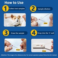 Réactifs de test Elisa pour animaux Kit de test vétérinaire
