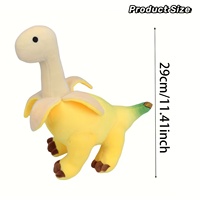 Op voorraad Zachte Gevulde Fruitdieren Schattige Banaan Dinosaurus Pluche Speelgoed voor Halloween Decoratie Cadeauwinkels en Feestactiviteiten