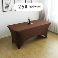 Nappe personnalisée en Dacron élastique, imperméable et résistante à l'huile, pour événements extérieurs et mariages, moderne, unie, non tissée CN;ZHE