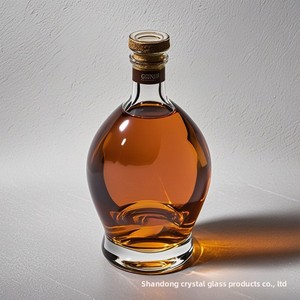 Bouteille en verre silex de haute qualité, épaissie et hermétique, pour whisky, vodka, vin rouge, conteneur de stockage 500 ml, bouteille de vin vide - Product Image 4