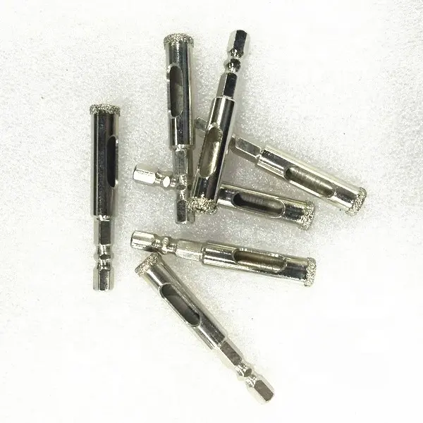 6mm electroplated core מקדח זכוכית חיתוך יהלומי כוח כלים