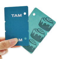 Carte de contrôle d'accès personnalisée 13,56 MHz, étiquette RFID pour bagages, étiquette code-barres, badge PVC, carte de fidélité professionnelle, URL QR, étiquette NFC en plastique