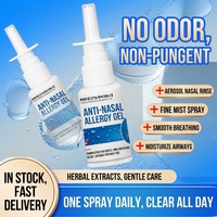 Spray Gel Physiologique à l'Eau de Mer Anti-Allergie Nasale pour Soulager la Congestion, Doux et Instantané, Marque Privée OEM pour Adultes