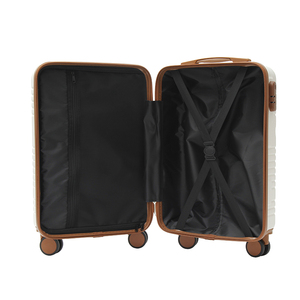 Valise ABS de haute qualité avec fermeture éclair et roues universelles silencieuses durables et légères avec serrure TSA - Product Image 6