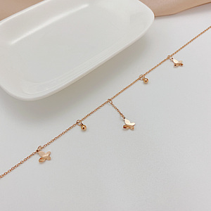 Groothandel Mexicaanse Sieraden Rose Gold <span class=keywords><strong>Payal</strong></span> Bell Graveren Enkelband Met Bedels - Product Image 2