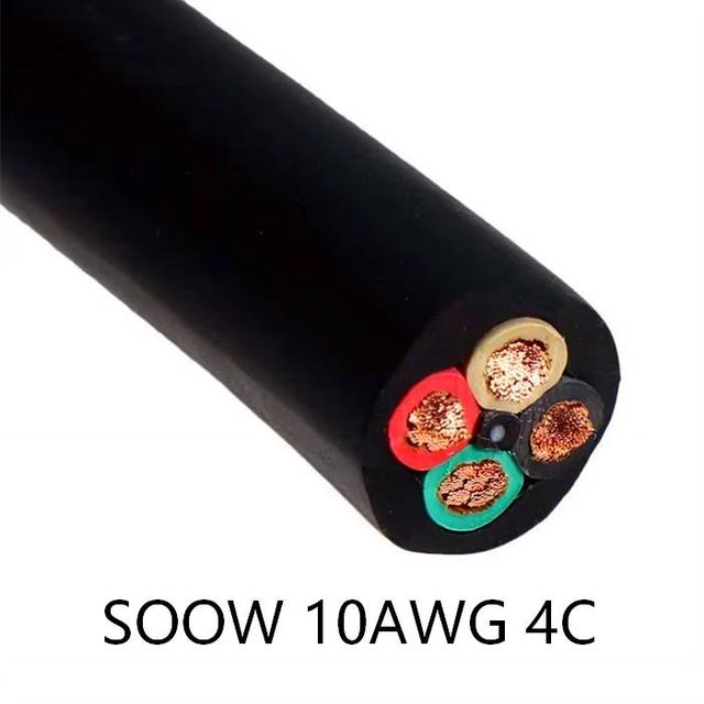 Wire Cord 10 Gauge 4 Conductor (10/4) 600V SOOW