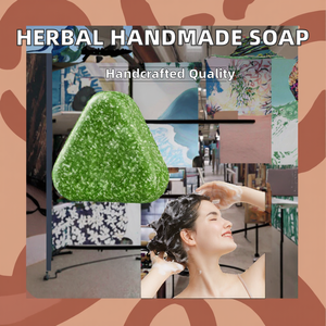 Savon Solide Artisanal Semi-Permanent à l'Essence Végétale Initiale, Feuille de Platycladus et Herbe d'Usman, <span class=keywords><strong>Mousse</strong></span> Douce et Onctueuse, Doux pour la Peau - Product Image 2