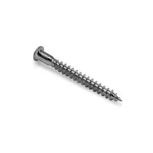 Stainless steel A2 A4 304 316 cross recessed flat head confirmat wood screw