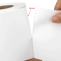 Étiquettes Thermiques Directes Personnalisées Adhésives Code-Barres pour Expédition Entrepôt – Formats 4x2, 4x3, 4x4, 4x6, 4x8 Pouces et 100x150