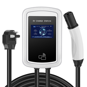 Station de charge <span class=keywords><strong>Tesla</strong></span> murale à grand écran LCD de 4.3 pouces 11KW avec prise NEMA Pile de chargeur 48A avec contrôle par APP WIFI - Product Image 2