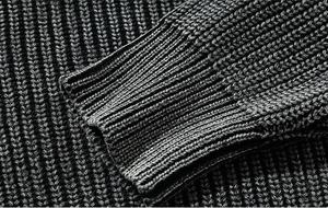 Mens 100% Cotton Anti-Wrinkle Thick <b>Sweater</b> <b>Vintage</b> Classic Style Relaxed Fit Oversized Cozy Warm Breathable Winter Neck Casual - Product Image 4