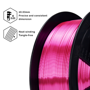 Filament <span class=keywords><strong>PLA</strong></span> Soie ZIRO <span class=keywords><strong>Rose</strong></span> Silk <span class=keywords><strong>Pla</strong></span> Filament 3D 1,75 mm Matériel d'impression 3D pour imprimantes 3D FDM - Product Image 4