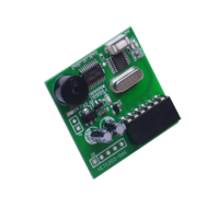 YET1203 est un module de décodage pour tous les codes roulants, 433 MHz, et comprend un module récepteur et un module de réception à distance.