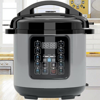 Autocuiseur électrique avec fonction de maintien au chaud, marmite rapide multi-usages pour riz, soupe et ragoût, 6L