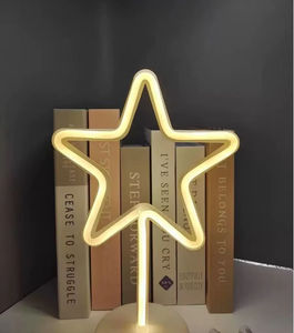 Lámpara de Noche LED con Forma de Estrella, Funciona con Pilas, Luz LED de Neón, Blanco Cálido, IP44 Impermeable, Color <span class=keywords><strong>Rosa</strong></span>, Certificación CE/ROHS, 50000 Horas de Duración - Product Image 6