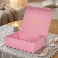 Boîtes Cadeaux Personnalisées en Gros pour Cadeaux Souvenirs, Boîtes d'Emballage Pliables Magnétiques pour Vêtements et Jouets de Baby Shower avec Fenêtre Transparente