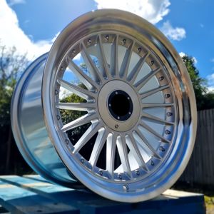 Jantes JUWA pour E39 <span class=keywords><strong>E38</strong></span> E32 E60 E34 E90 E30 F10, jantes profondes en aluminium forgé, argentées, multi-rayons, 18-19 pouces, pour voitures particulières - Product Image 2