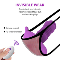 Consolador vibrador de empuje para mujer, vibradores portátiles, Juguetes sexuales anales, masajeador de próstata masculino, Anal tapón, aplicación de Control remoto
