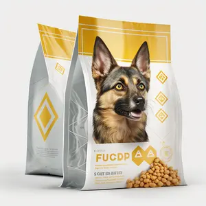 Kunden spezifischer Mehl verpackungs beutel Kunststoff 8 seitlich versiegelter flacher Boden Steh beutel mit Logo-Design 250g 500g 1kg Kaffee beutel