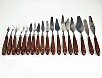 Fournitures d'art Xinbowen : 18 types de spatules de peinture à l'huile de qualité supérieure