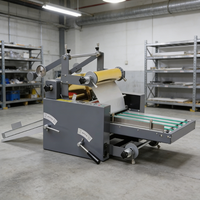 Laminateur automatique à rouleaux avec fonction de transfert de feuille, machine à plastifier à chaud et à froid