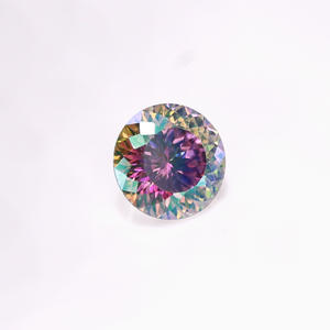 Moissanita suelta rosa amarilla, piedra preciosa sintética, moissanita de color, joyería de claridad VVS certificada GRA, moissanita - Product Image 5