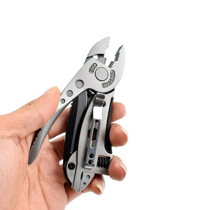 Multifunctional 9 1 Keychain Plier Screwdriver Pocket <strong>Tools</strong> for Outdoor Camping Fishing <strong>Mult</strong>-purpose Wrench-Metric Measurement - Product Image 2