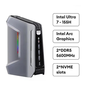 Mini PC Ultra5 125H Ultra7 155H 165H Windows11 DDR5 NVME <b>SSD</b> 3x4K Display Wifi6 4USB RJ45 Lan Gaming Mini Desktop Computer - Product Image 1