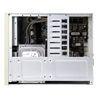 Boîtier d'ordinateur mural 4163M 4 emplacements Micro ATX 1 baie HDD, châssis de serveur, livraison rapide