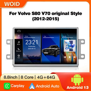 Pantalla Táctil Android Auto STWEI para <span class=keywords><strong>Volvo</strong></span> S80 V70 2011-2015, Reproductor <span class=keywords><strong>Multimedia</strong></span> para Auto, GPS, Navegación, Estéreo, CarPlay, Unidad Principal - Product Image 2