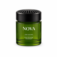 Diffuseur de voiture en verre NOVA Premium |   Diffuseur de parfum écologique de 120 ml à longue durée de diffusion pour les intérieurs de véhicules modernes