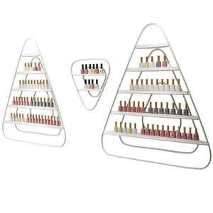 Estante Triangular para Esmaltes de Uñas, Soporte de Exhibición para Manicura, Estante Colgante de Pared, de Hierro Forjado, para Tiendas de Uñas - Product Image 5