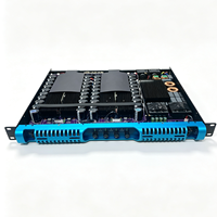 Amplificateur numérique professionnel KFKD 1U 4*2000W, système stéréo 4 canaux pour KTV, club, soirée, amplificateur de puissance audio de classe D